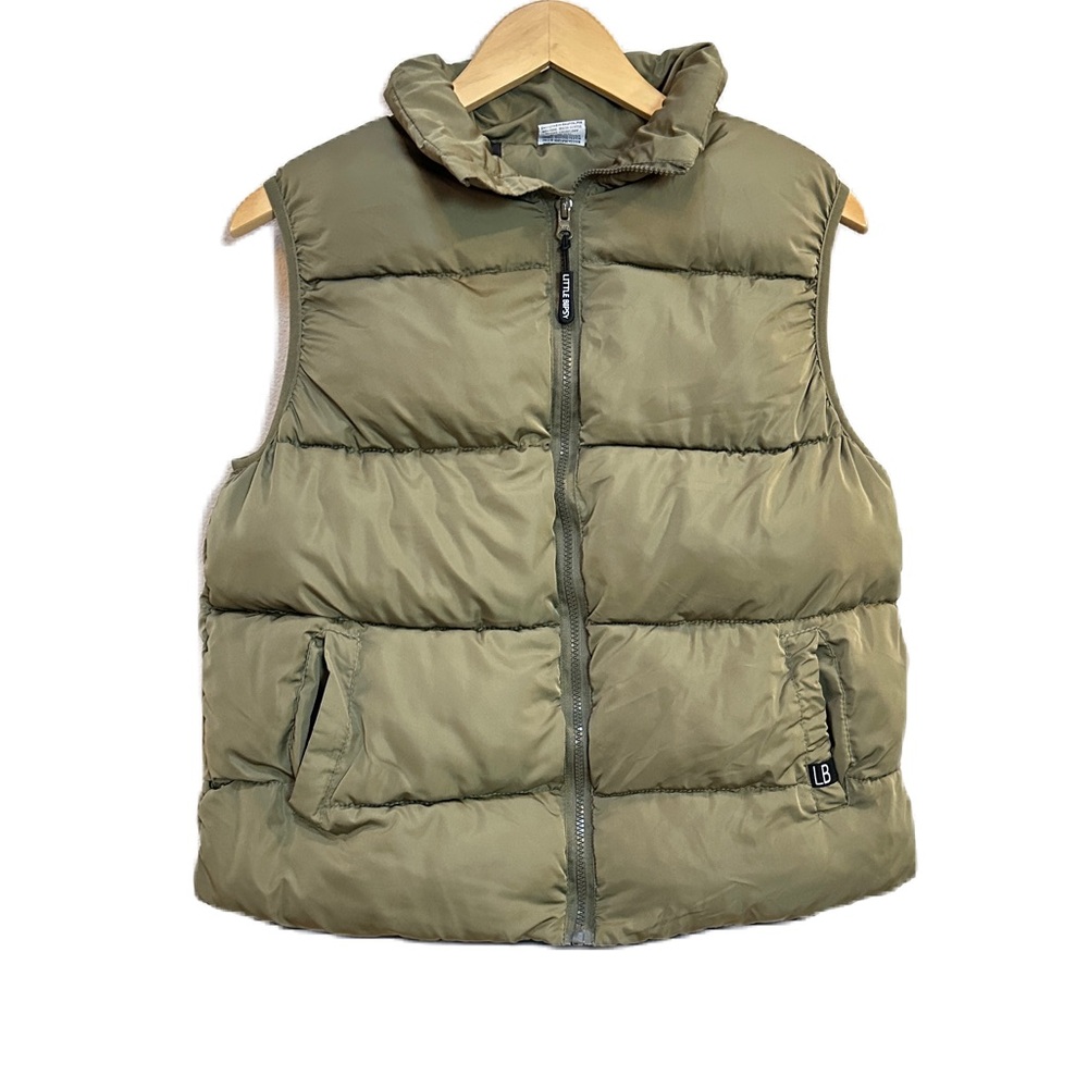 Little Bipsy Puffer‎ Vest in Hunter Green Kid’s Medium NWOT